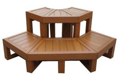 Aanpasbare massief houten spa-zwemtrap